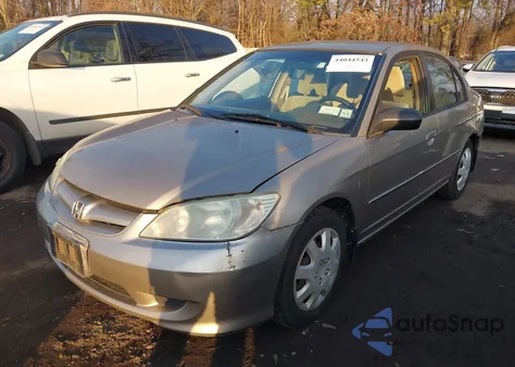 2004 Honda Civic Lx из США, поврежденный, VIN 2HGES16564H559354